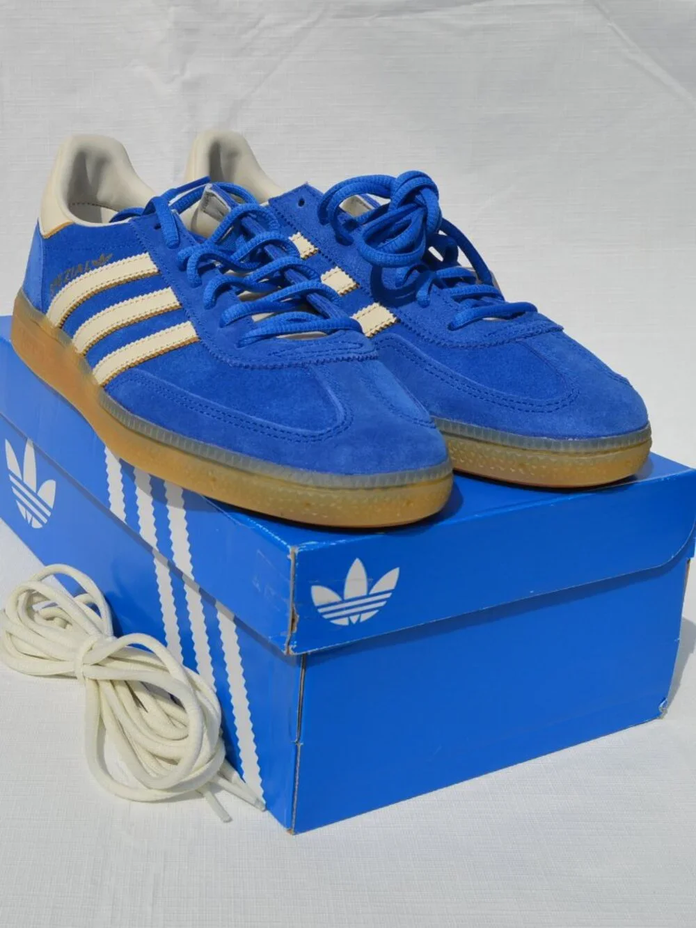 Adidas HANDBALL SPEZIAL SHOES Blue Size 8.5 (New)